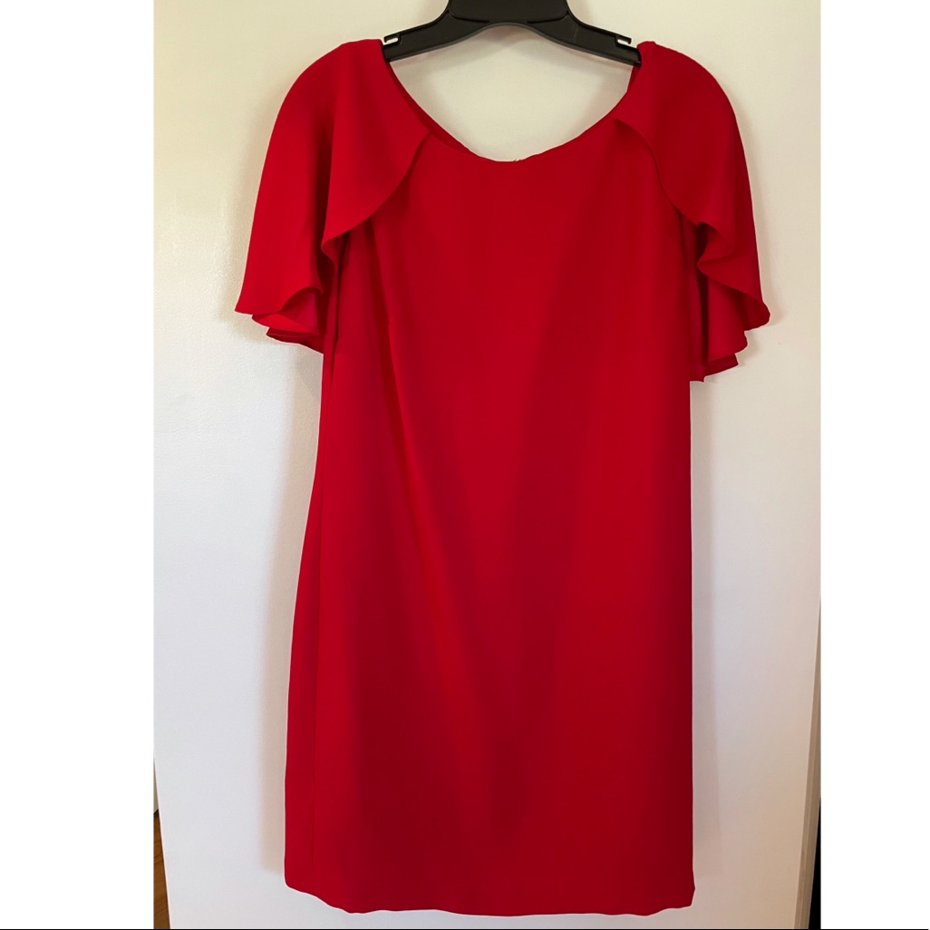 Jessica Simpson Nwot Red Cap Sleeve Dress